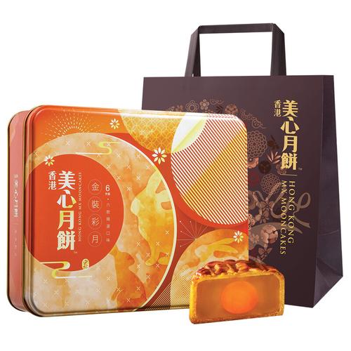 月满情浓，礼承心意——美心金装彩月月饼礼盒（420g）与翰呜桐辰共赏团圆之美
